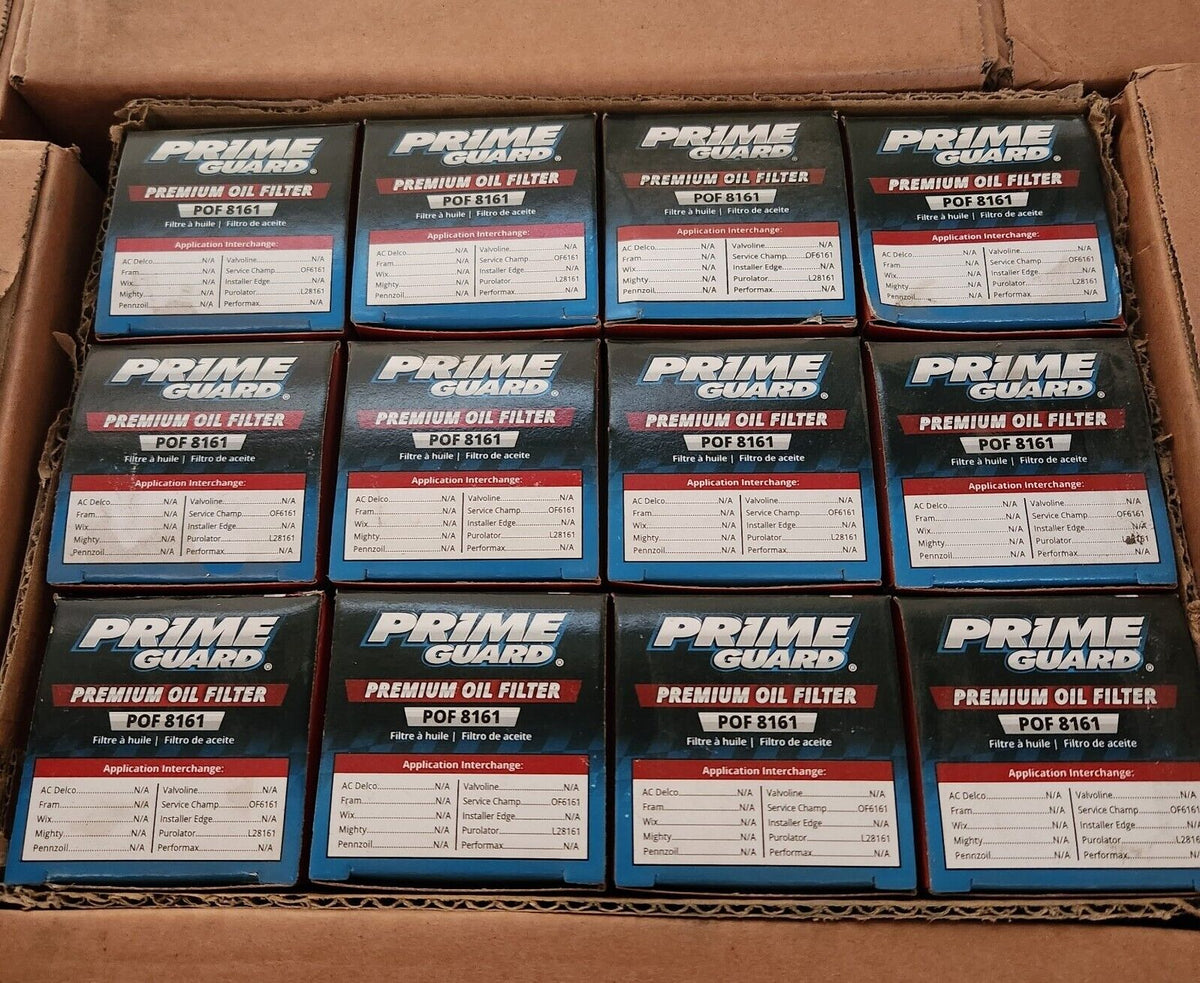 12 Pack Prime Guard POF8161 Oil Filter 2012-2024 Audi, VW, Porsche 1.4,1.8, 2.0