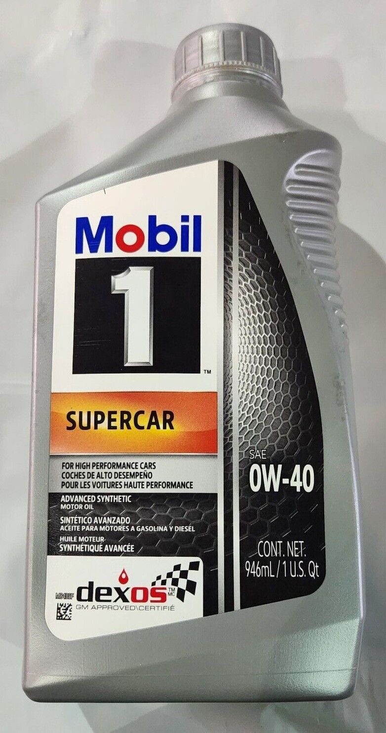 2020-23 Corvette C8 Mobil 1 Supercar 0W-40 Oil Change Kit