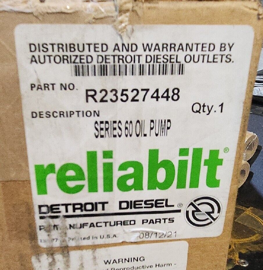 Detroit Diesel DDE-R23527448 OIL PUMP SHIPS FREE