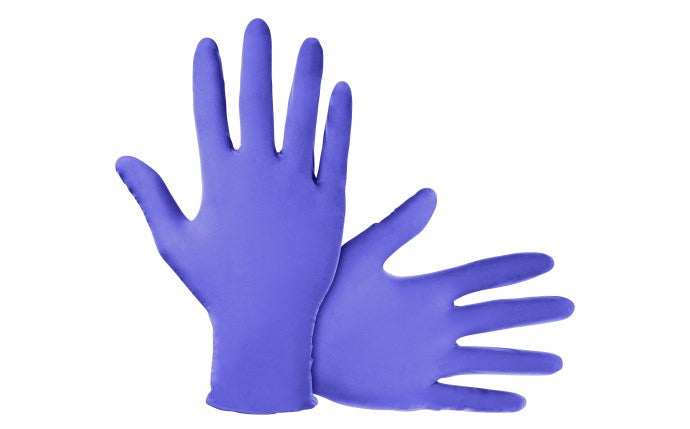 SAS Safety 66523 Derma-Med Nitrile Powder Free Disposable Gloves Large