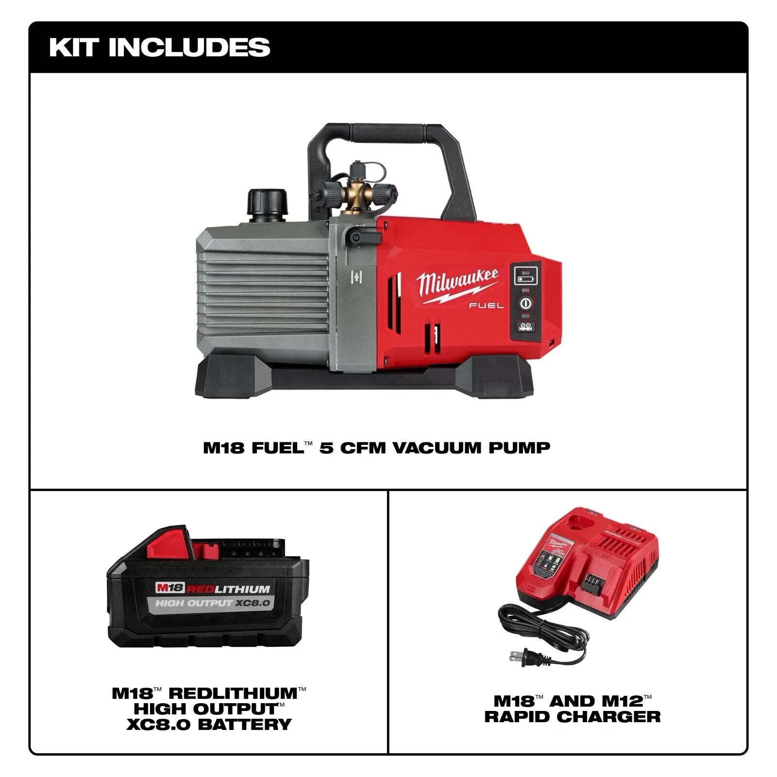 Milwaukee 2941-21 - M18 FUEL™ 5 CFM Vacuum Pump Kit Authorized Reseller