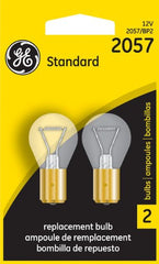 GE 2057 Clear Automotive Bulb Blister Pack 2 Bulbs