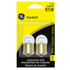 GE R5W Automotive Bulb 13.5 Volt 2 Pack Retail Blister pack carded