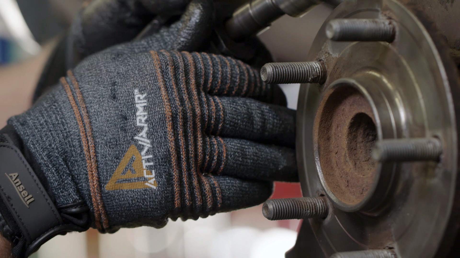 Ansell ActivArmr 97-008 Multipurpose Gloves - Medium-Duty, Abrasion Resitance, Size XL 1 Pair